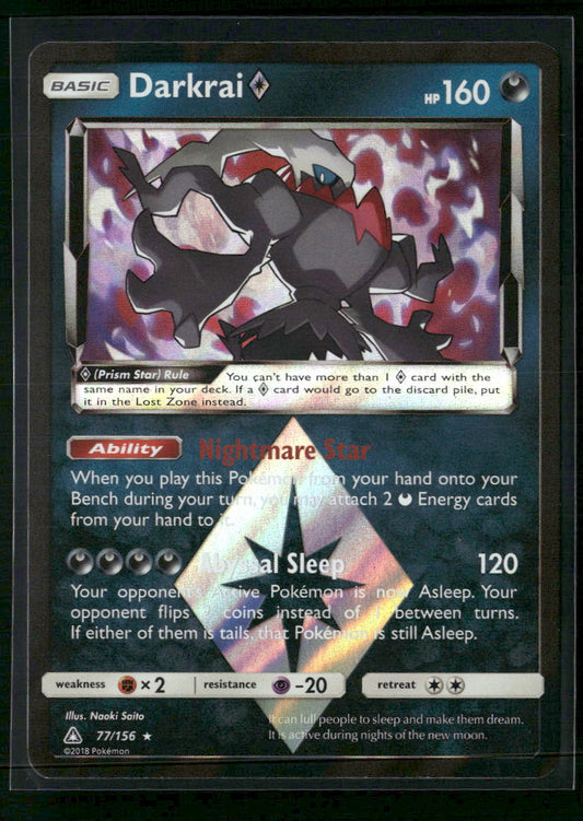 Darkrai Prism Star SM - Ultra Prism #77/156