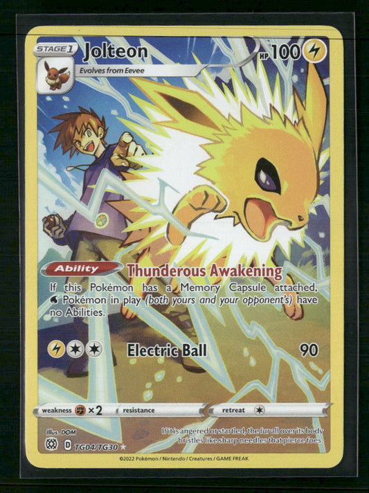 Jolteon SWSH09: Brilliant Stars Trainer Gallery #TG04/TG30