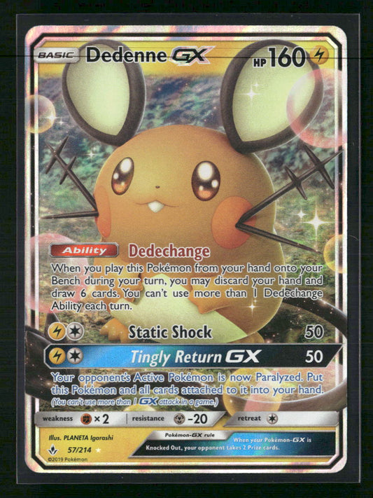 Dedenne GX SM - Unbroken Bonds #57/214