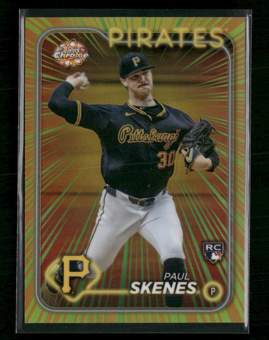 Paul Skenes 2024 Topps Chrome Update #RR-21 Radiating Rookies Variations