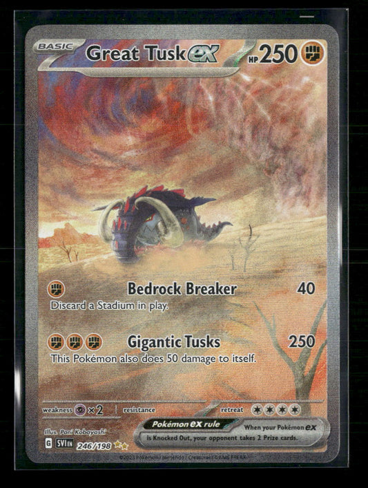 Great Tusk ex SV01: Scarlet & Violet Base Set #246/198