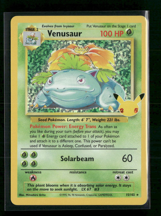 Venusaur Base Set #015/102