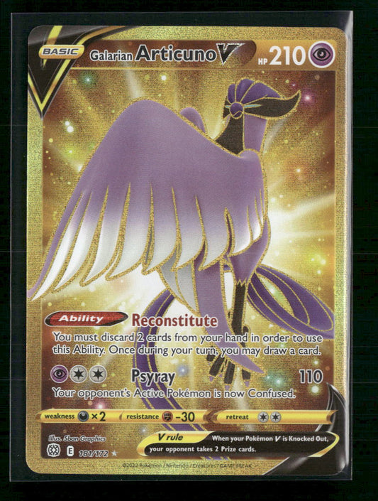 Galarian Articuno V (Secret) SWSH09: Brilliant Stars #181/172