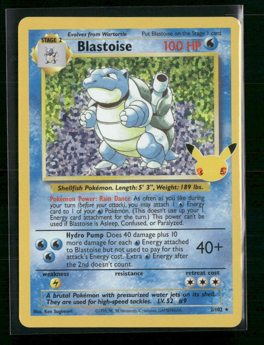Blastoise Celebrations: Classic Collection #2/102