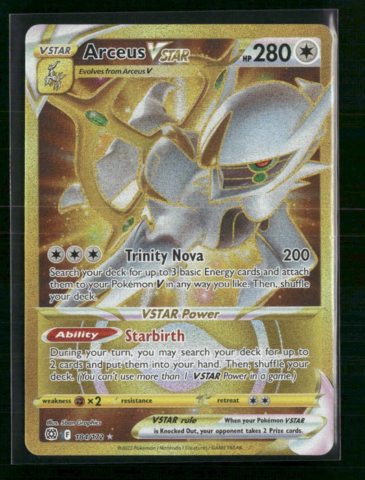 Arceus VSTAR (Secret) (184) SWSH09: Brilliant Stars #184/172