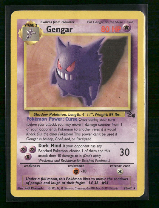 Gengar (20) Fossil #20/62