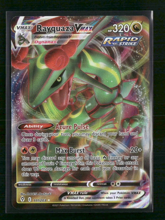 Rayquaza VMAX SWSH07: Evolving Skies #111/203
