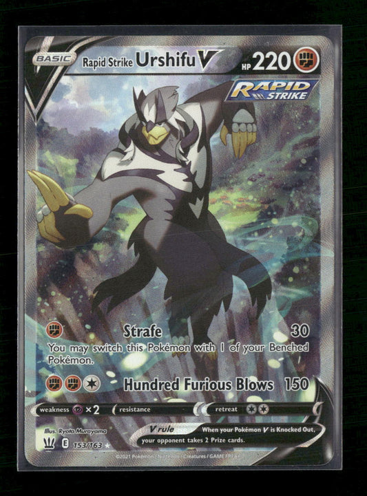 Rapid Strike Urshifu V (Alternate Full Art) SWSH05: Battle Styles #153/163