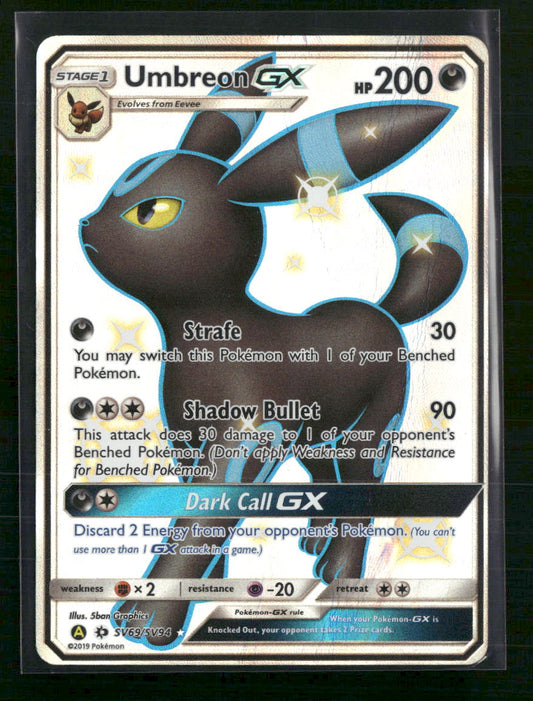 Umbreon GX Hidden Fates: Shiny Vault #SV69/SV94