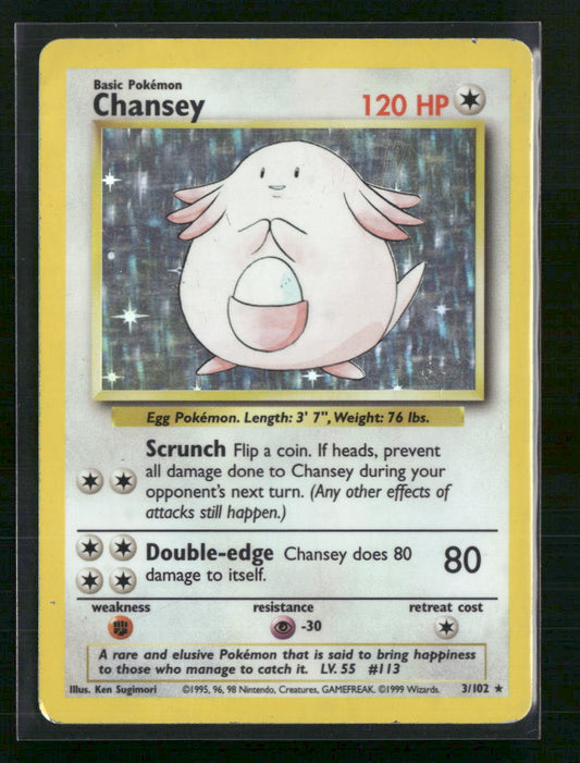 Chansey Base Set #003/102