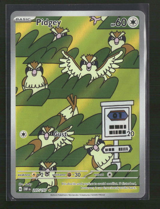 Pidgey SV03: Obsidian Flames #207/197
