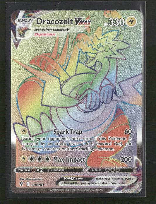 Dracozolt VMAX (Secret) SWSH07: Evolving Skies #210/203