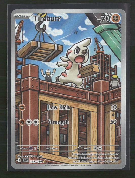 Timburr SV: Black Bolt #125/086