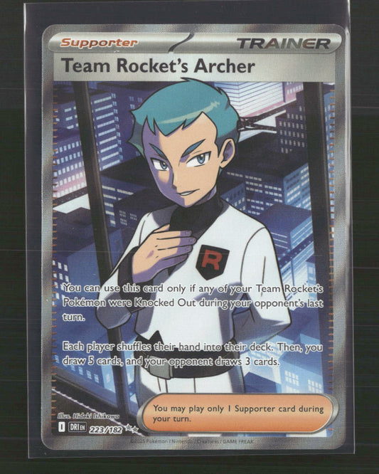 Team Rocket's Archer SV10: Destined Rivals #223/182