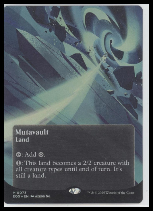 Mutavault (0073) (Borderless) Edge of Eternities: Stellar Sights #73