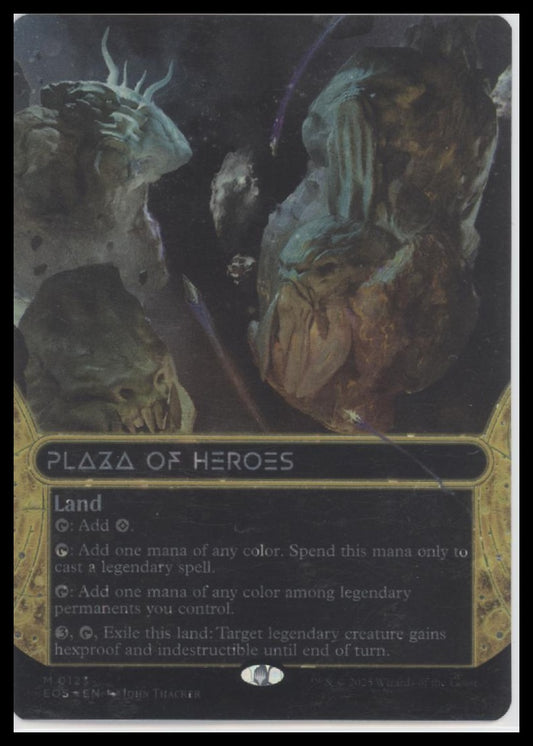 Plaza of Heroes (Borderless) (Galaxy Foil) Edge of Eternities: Stellar #123