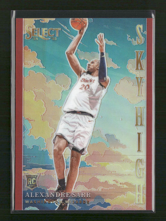 Alexandre Sarr 2024-25 Panini Select #1 Sky High Red Prizms #/99