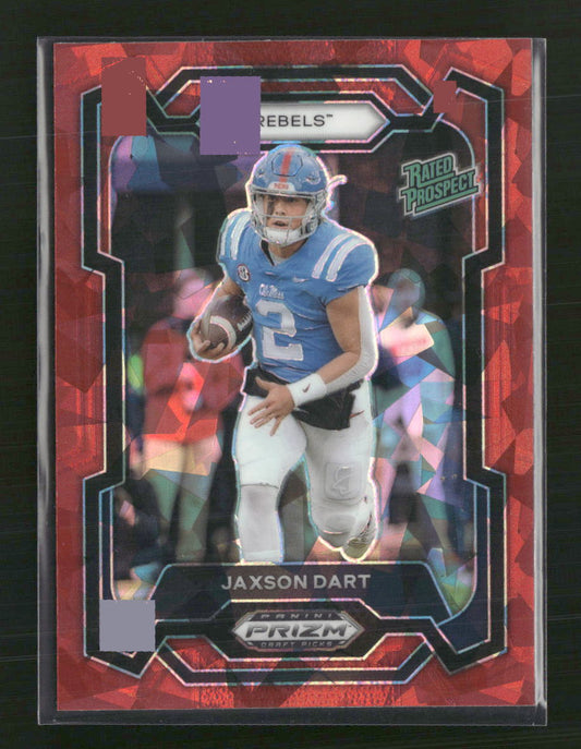 Jaxson Dart 2024 Panini Prizm Draft Picks #147 Red Ice