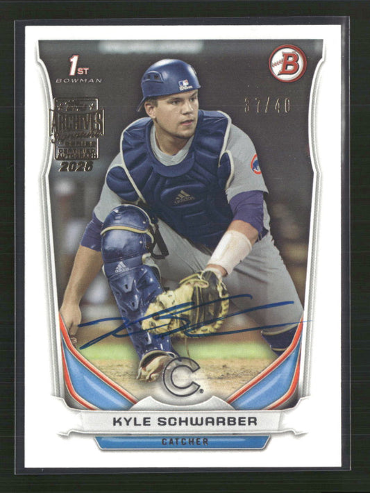 Kyle Schwarber 2014 Bowman Draft #DP2 Autograph 37/40