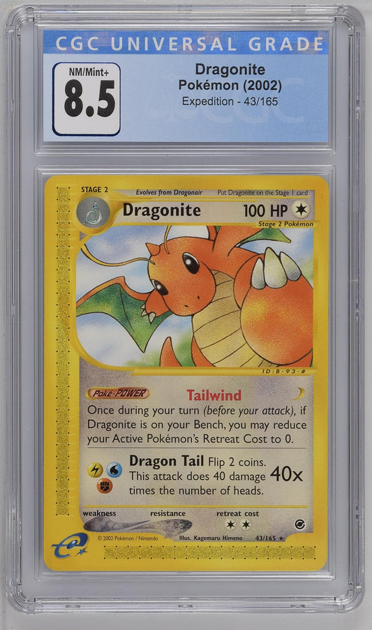 Dragonite 2002 Expedition #43/165 CGC 8.5