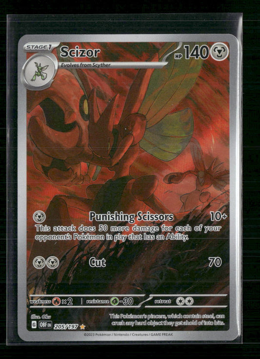 Scizor SV03: Obsidian Flames #205/197