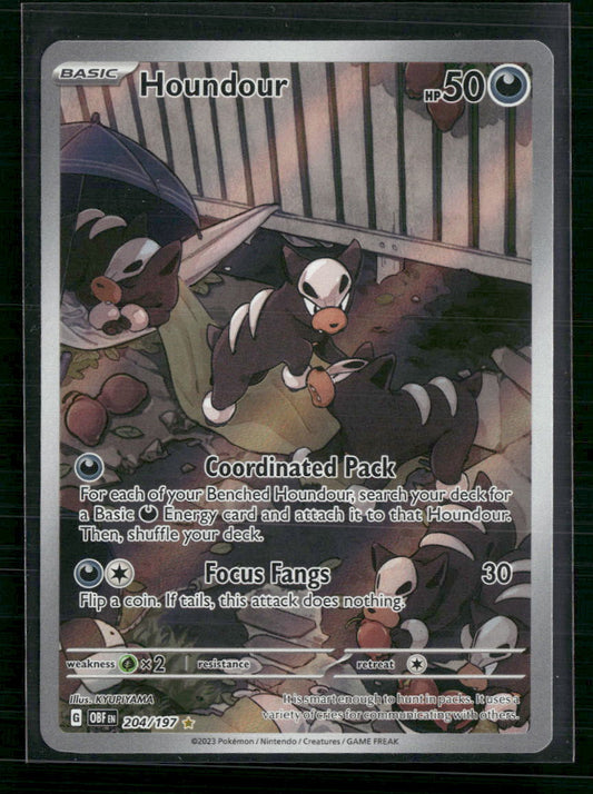 Houndour SV03: Obsidian Flames #204/197