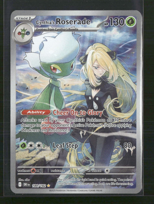 Cynthia's Roserade SV10: Destined Rivals #184/182