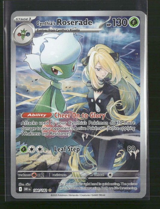 Cynthia's Roserade SV10: Destined Rivals #184/182