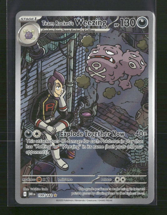 Team Rocket's Weezing SV10: Destined Rivals #199/182