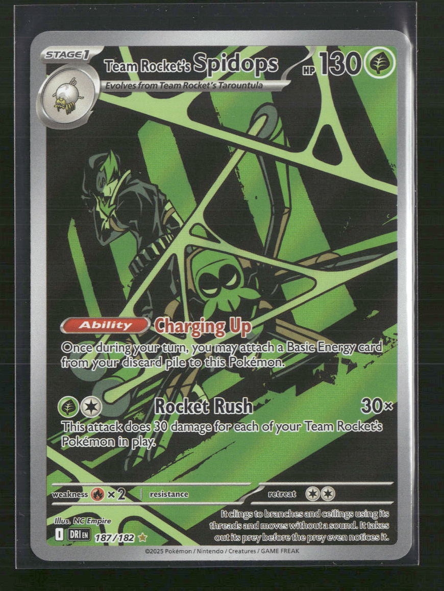 Team Rocket's Spidops SV10: Destined Rivals #187/182