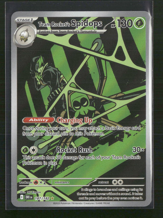Team Rocket's Spidops SV10: Destined Rivals #187/182