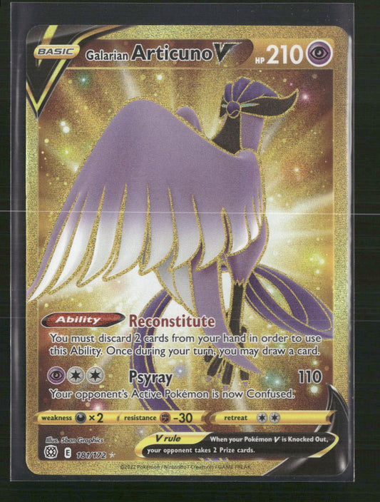 Galarian Articuno V (Secret) SWSH09: Brilliant Stars #181/172