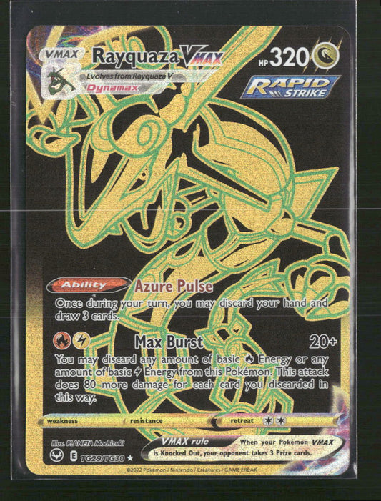 Rayquaza VMAX (Secret) SWSH12: Silver Tempest Trainer Gallery #TG29/TG30
