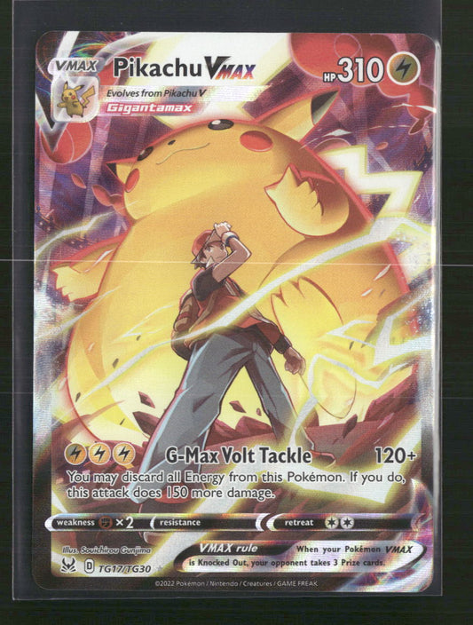 Pikachu VMAX SWSH11: Lost Origin Trainer Gallery #TG17/TG30