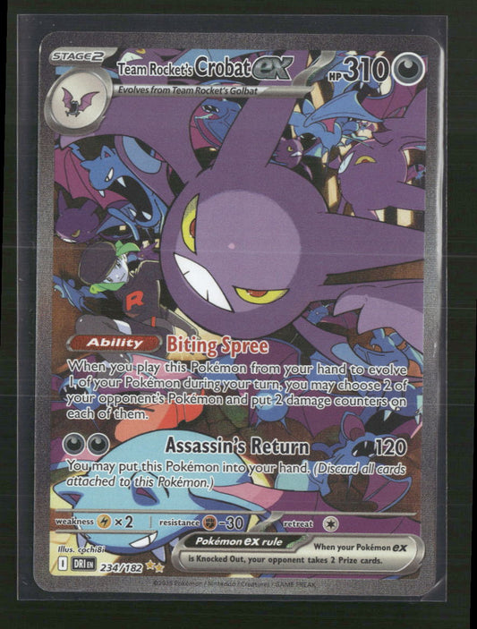 Team Rocket's Crobat ex SV10: Destined Rivals #234/182
