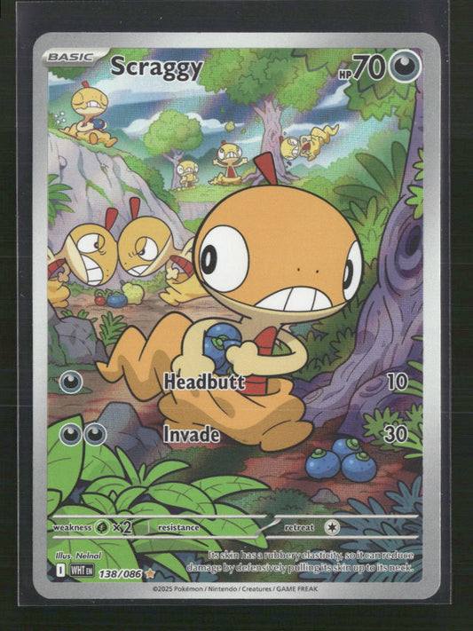 Scraggy SV: White Flare #138/086