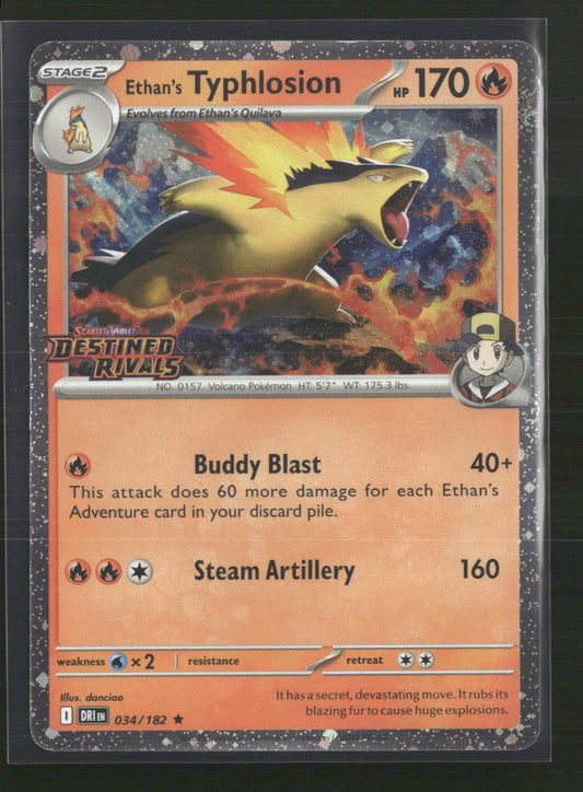 Ethan's Typhlosion (Prerelease) Miscellaneous Cards & Products #034/182