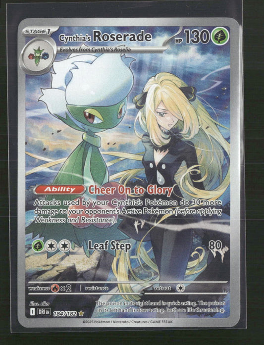 Cynthia's Roserade SV10: Destined Rivals #184/182