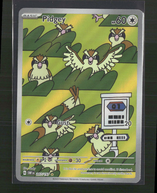 Pidgey SV03: Obsidian Flames #207/197