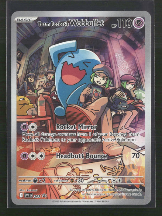 Team Rocket's Wobbuffet SV: Scarlet & Violet Promo Cards #203