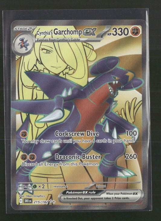 Cynthia's Garchomp ex SV10: Destined Rivals #215/182
