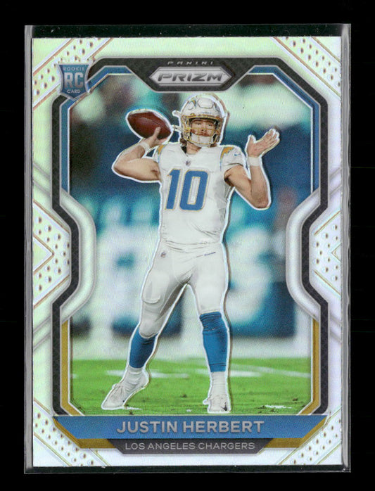 Justin Herbert 2020 Panini Prizm #325 Prizm Silver