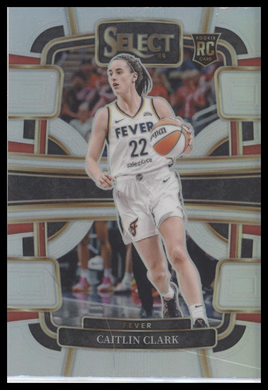 Caitlin Clark 2024 Panini Select WNBA #72 Silver Prizm