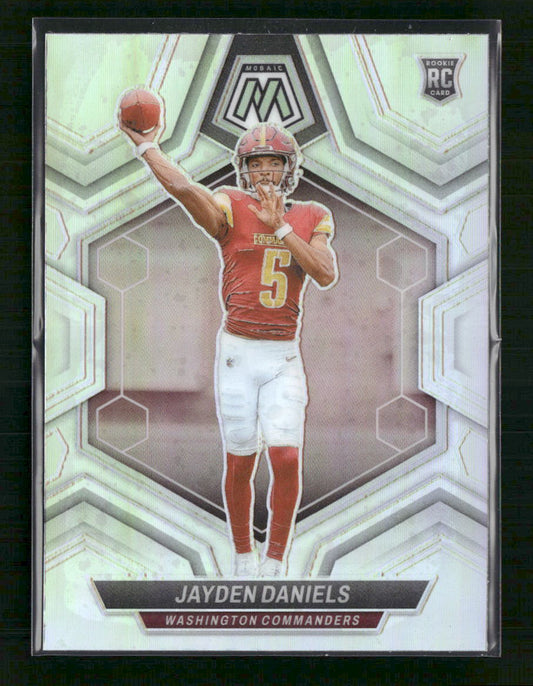 Jayden Daniels 2024 Panini Mosaic #302 Silver