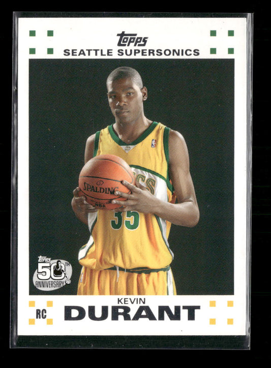 Kevin Durant 2007-08 Topps #2 Rookie Set