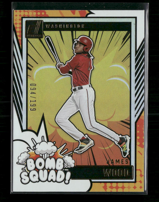 James Wood 2024 Donruss #16 Bomb Squad