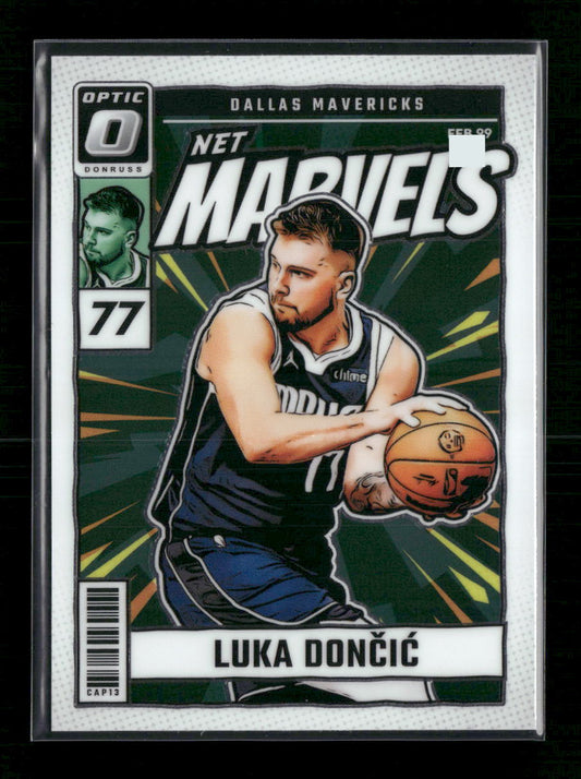 Luka Doncic 2024-25 Donruss Optic #17 Net Marvels