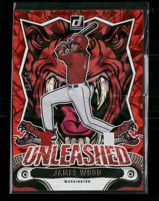 James Wood 2024 Donruss #19 Unleashed