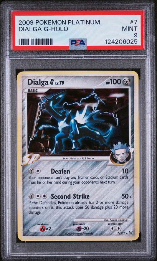 Dialga G-Holo 2009 Pokemon Platinum #7 PSA 9