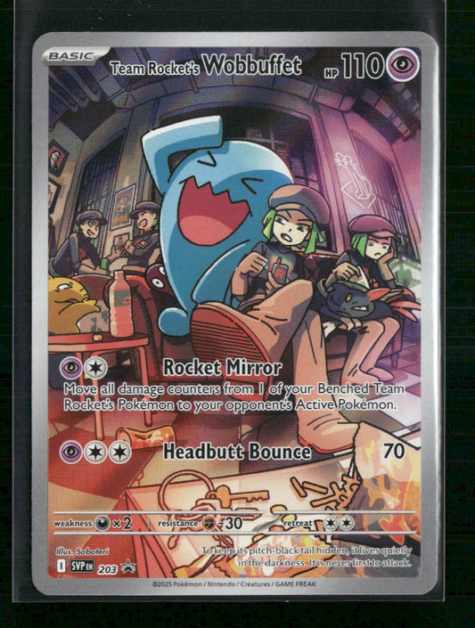 Team Rocket's Wobbuffet SV: Scarlet & Violet Promo Cards #203